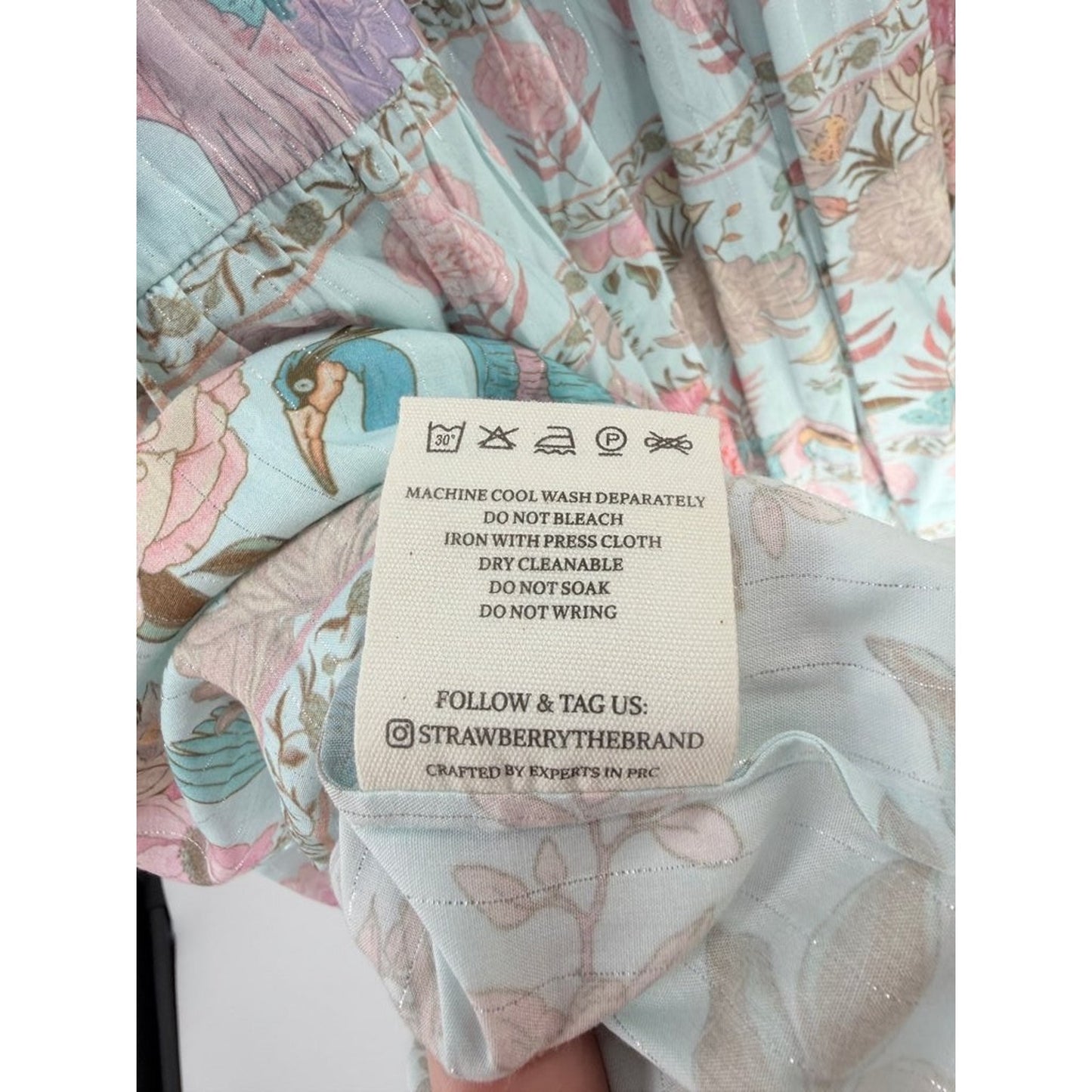 Strawberry Paris Osiris Floral Maxi Skirt