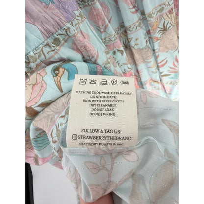 Strawberry Paris Osiris Floral Maxi Skirt
