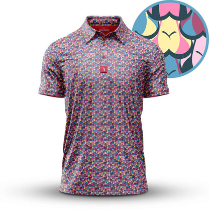 Bogey Bros Golf Co - Eyes Up Here - Shagadelic - Polo