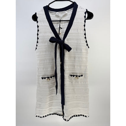 English Factory Sleeveless V-Neck Bow Mini Dress