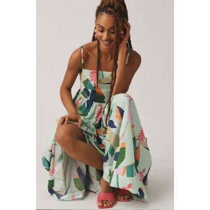 FARM Rio Tie Back Midi Dress