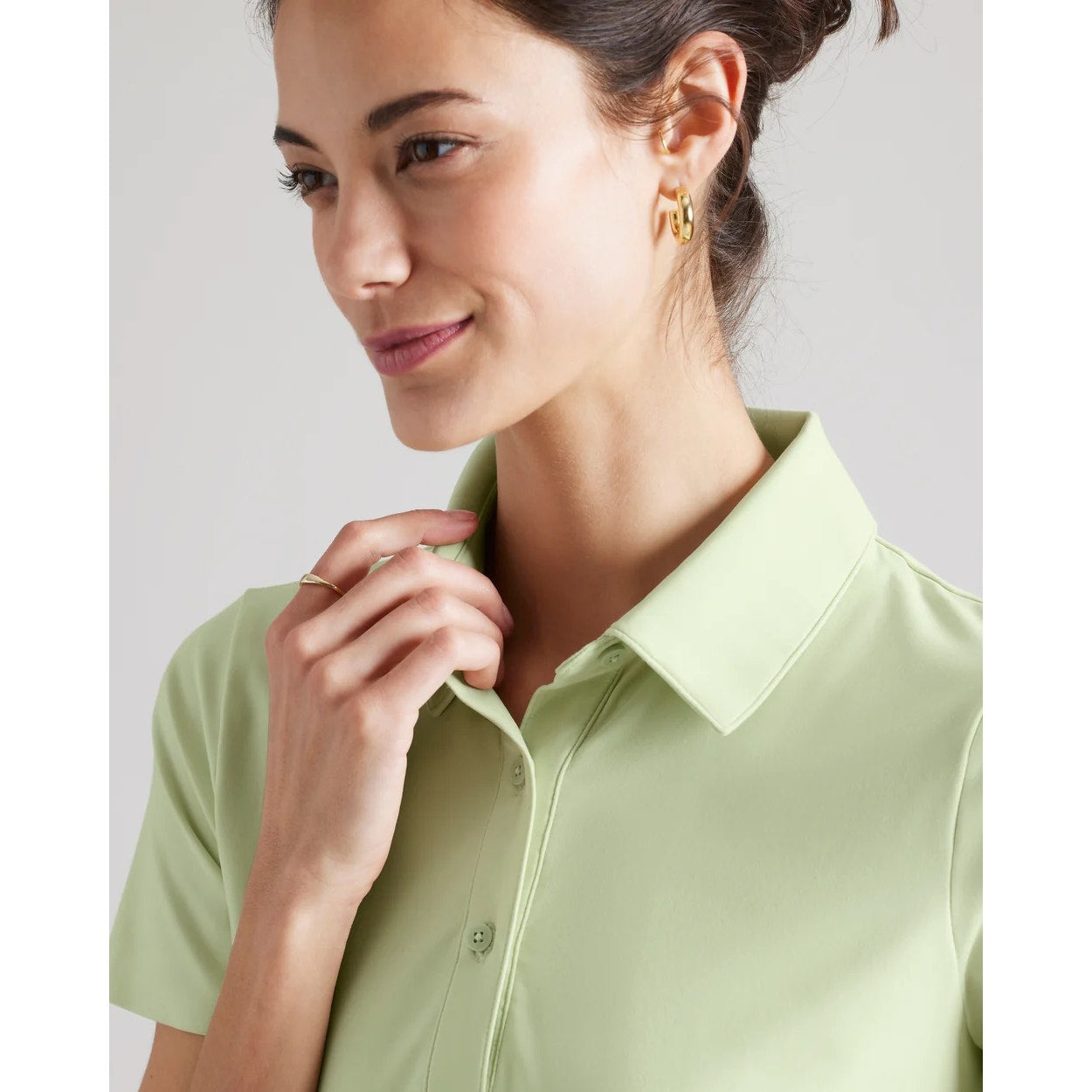 Rhone Lime Zest Course to Court Polo