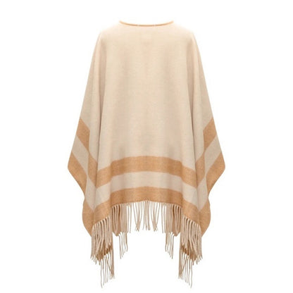 WALTER BAKER Verushka Reversible Poncho Camel/Ivory