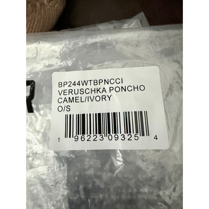 WALTER BAKER Verushka Reversible Poncho Camel/Ivory